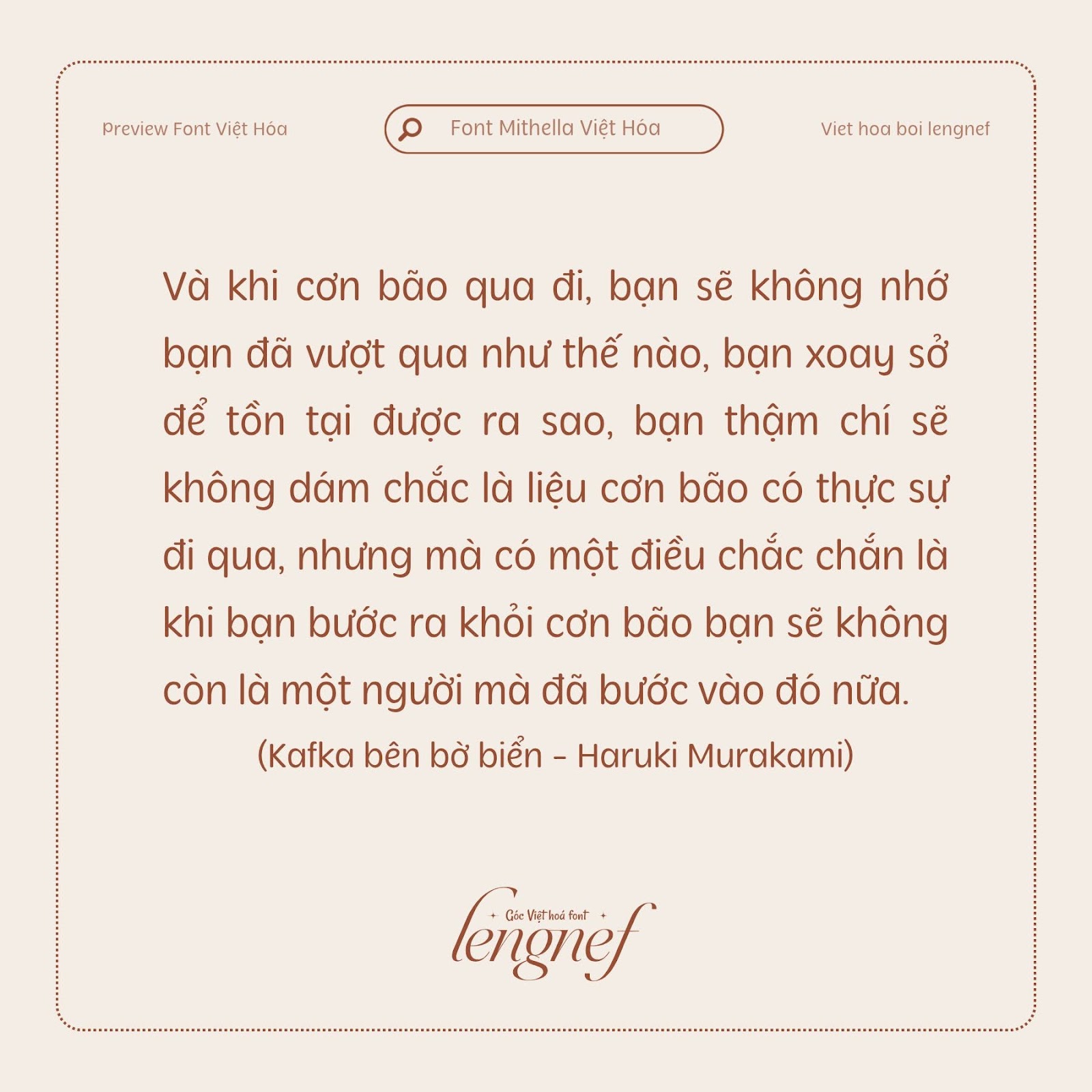 Font LF Mithella