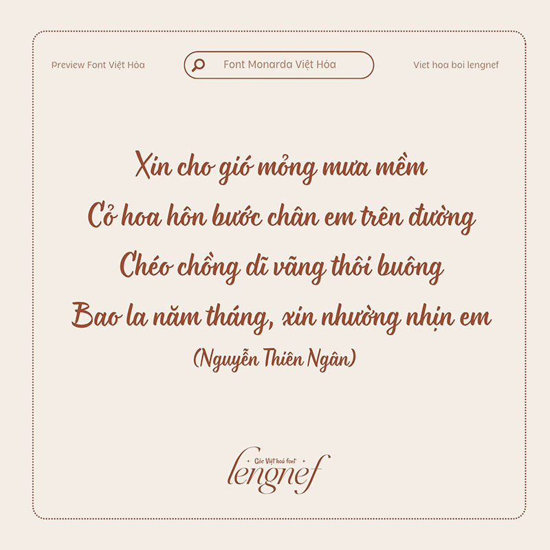 Font LF Monarda