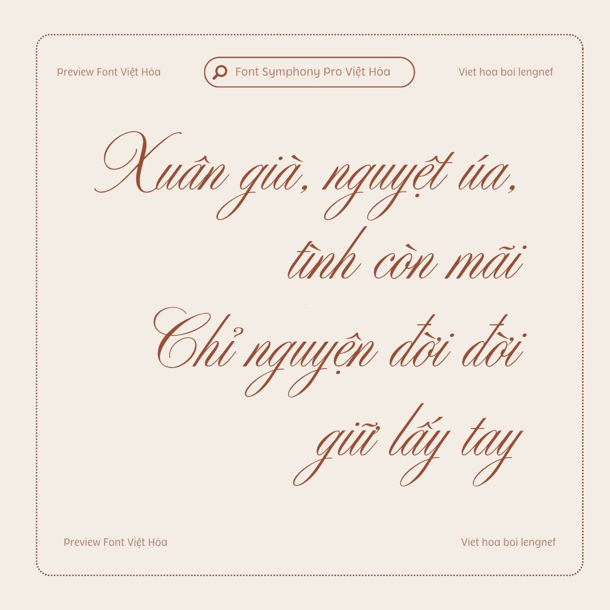 Font LF Symphony Pro