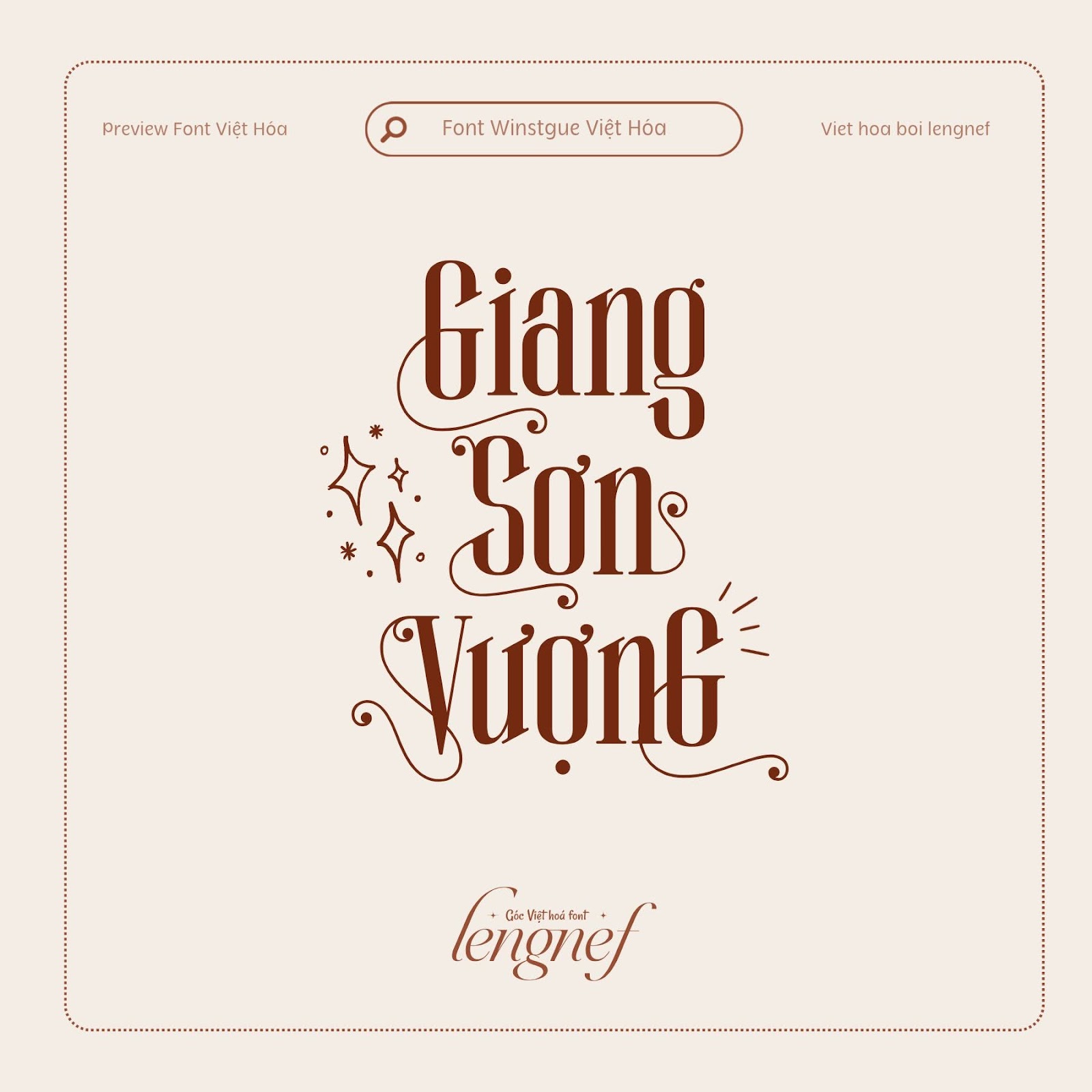 Font LF Winstgue