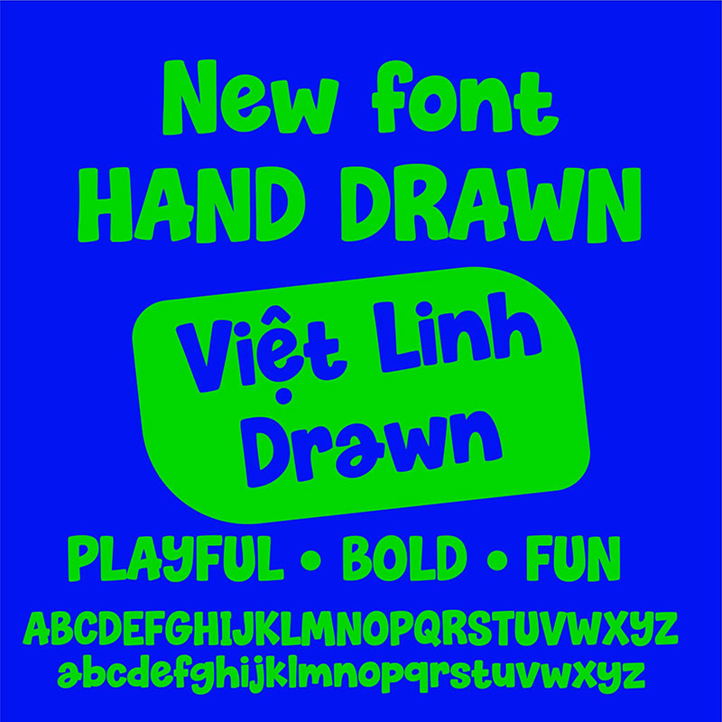 Font Việt Linh Drawn