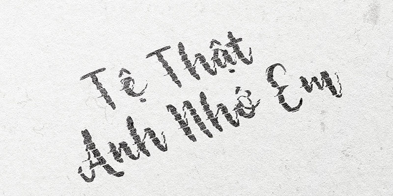 Font LNTH-b Brush Glitch