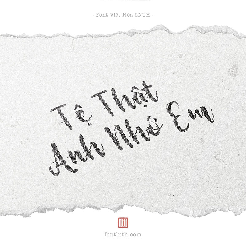 Font LNTH-b Brush Glitch
