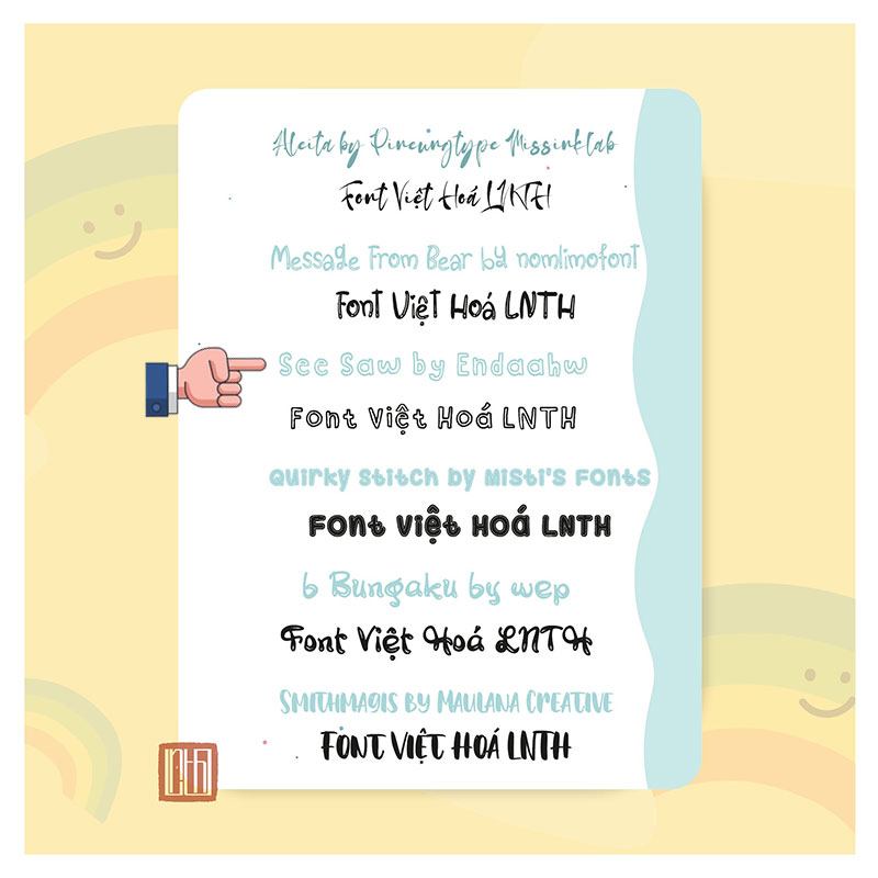 Font LNTH-See Saw