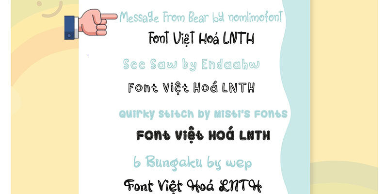 Font LNTH-Message From Bear