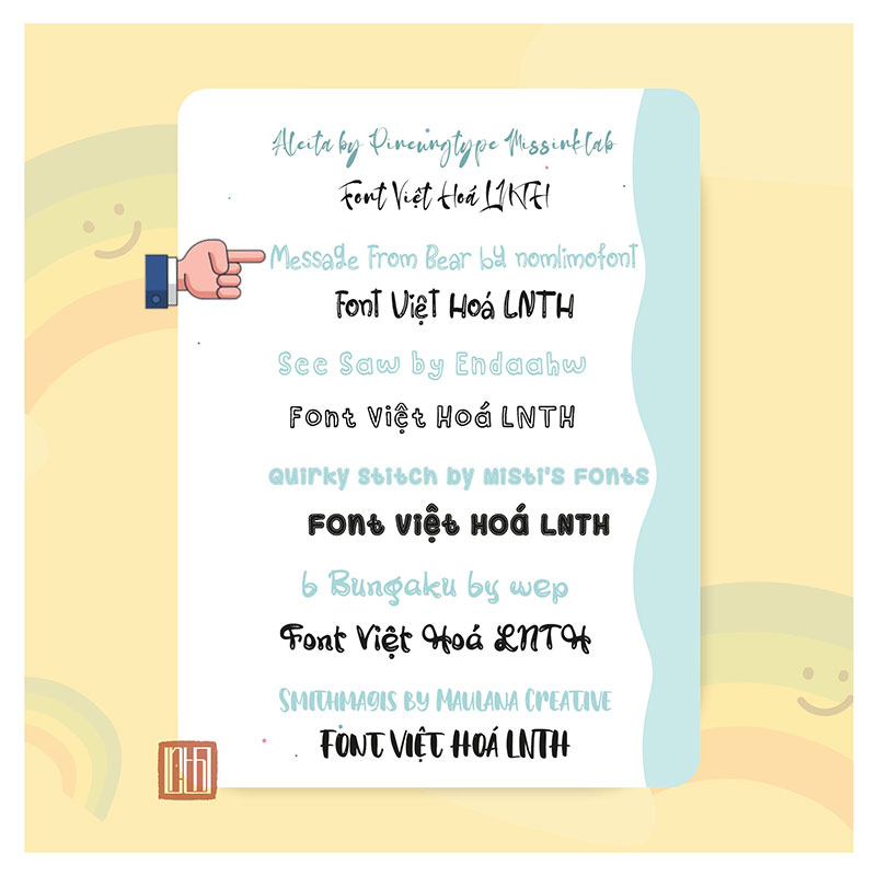 Font LNTH-Message From Bear