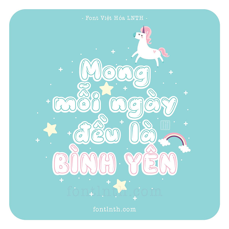 Font LNTH-Blobby Chug