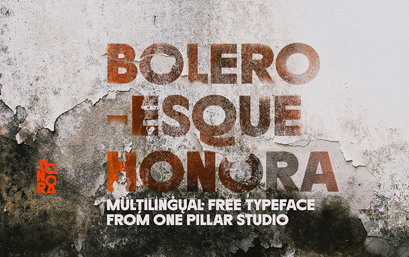Font Bolero-esque Honora