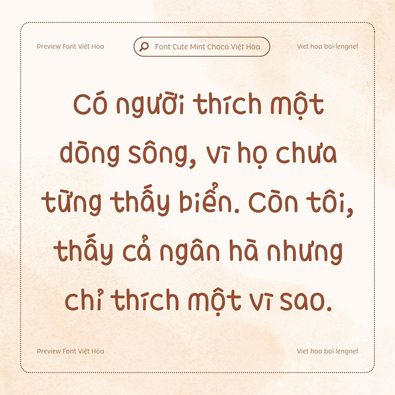 Font LF Cute Mint Choco