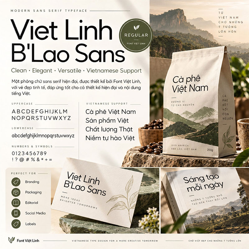 Font Việt Linh B'Lao Sans
