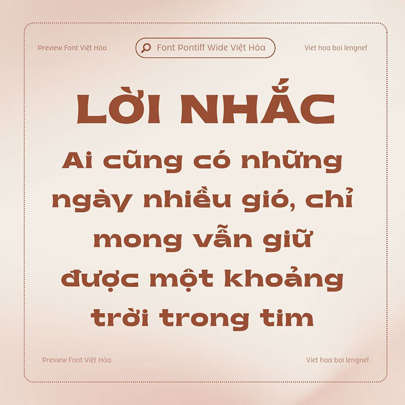 Font LF Pontiff Wide