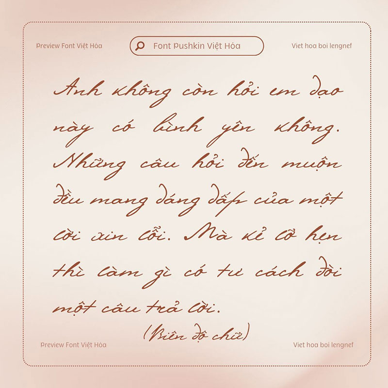 Font LF Pushkin