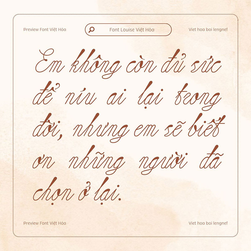 Font LF Louise